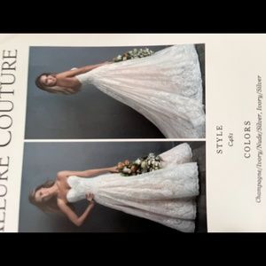 Allure couture bridal a line gown